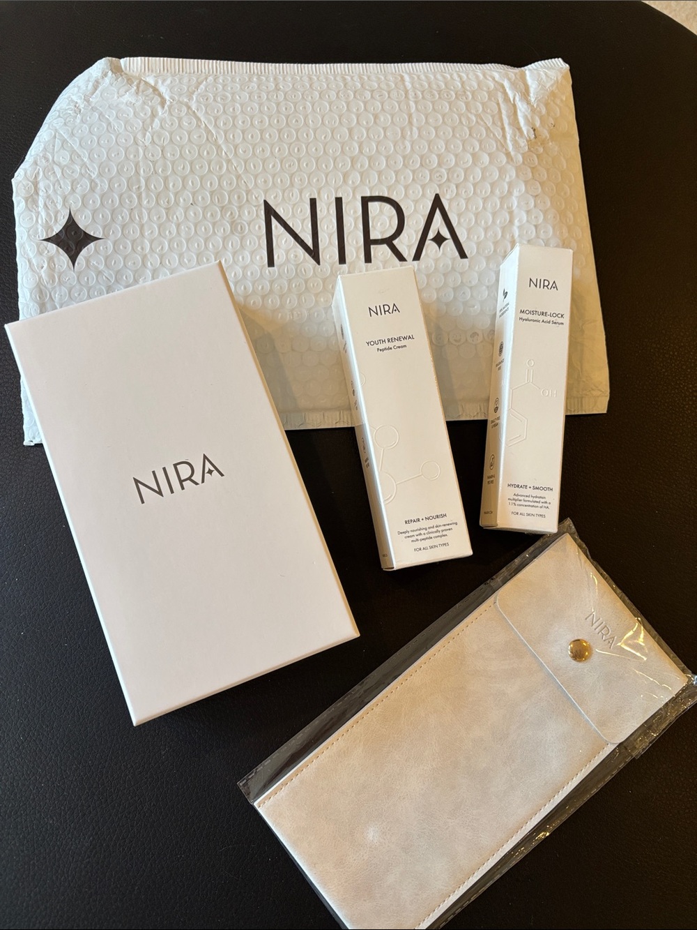 NIRA Women’s Skincare Tool Set — White